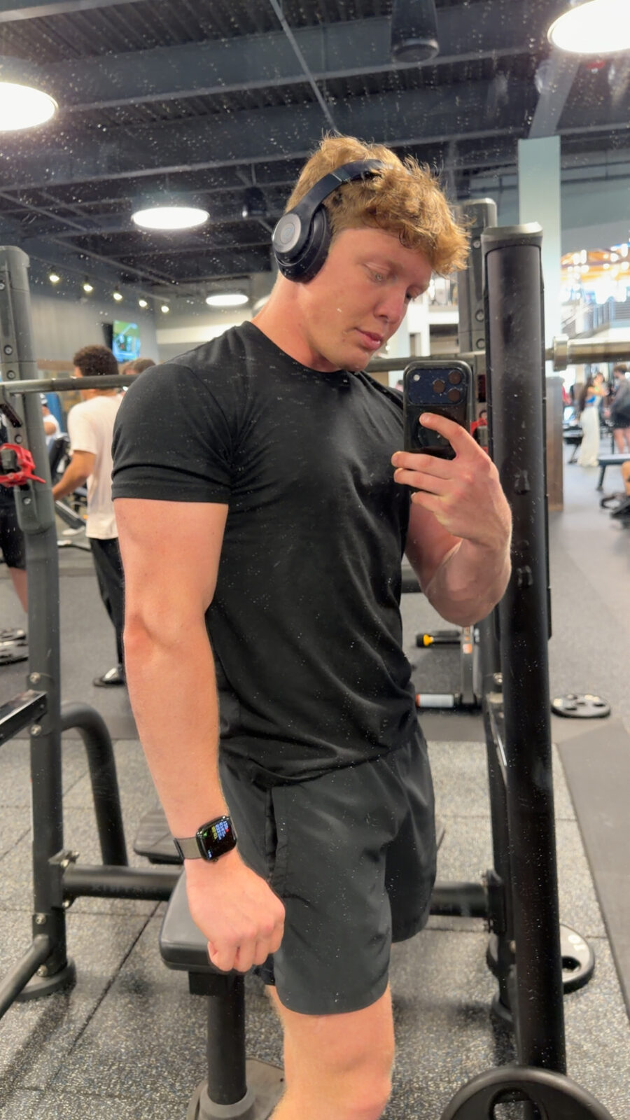 In the gym