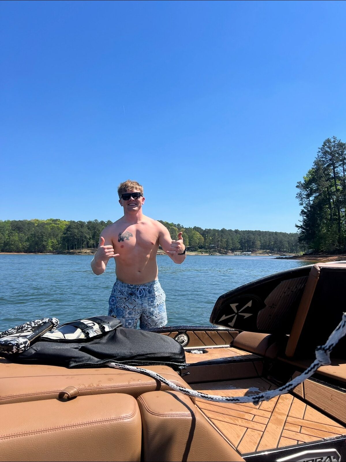 Boat day on the lake